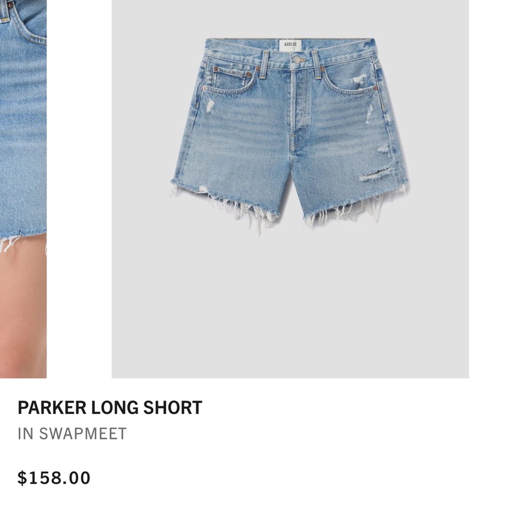 AGOLDE Parker Long short, swap meet 29